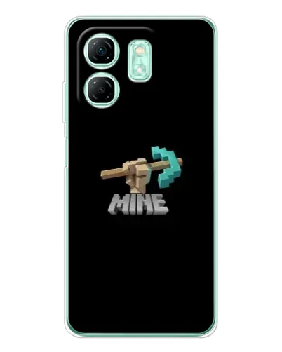Чехол для Infinix Smart 10 HD с картинкой «Алмазная кирка»