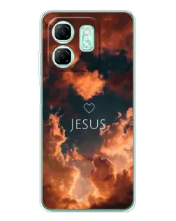 Чехол для Infinix Smart 10 HD с картинкой «Сияние Имени Jesus»