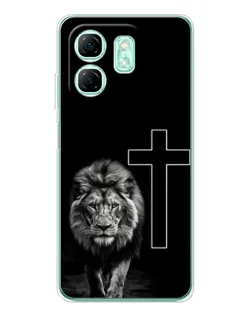 Чехол для Infinix Smart 10 HD с картинкой «Лев и Крест»