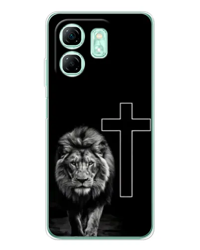 Чехол для Infinix Smart 10 HD с картинкой «Лев и Крест» Чехол для Infinix Smart 10 HD с картинкой «Лев и Крест»