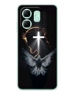Чехол для Infinix Smart 10 HD с картинкой «Голубь и Свет»