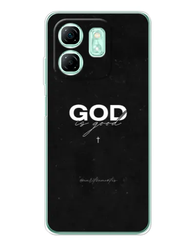Чехол для Infinix Smart 10 HD с картинкой «GOD — Бог над всем» Чехол для Infinix Smart 10 HD с картинкой «GOD — Бог над всем»