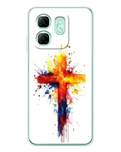 Чехол для Infinix Smart 10 HD с картинкой «Акварельный крест» Чехол для Infinix Smart 10 HD с картинкой «Акварельный крест»