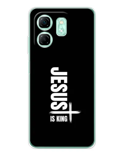 Чехол для Infinix Smart 10 HD с картинкой «Вертикаль веры Jesus» Чехол для Infinix Smart 10 HD с картинкой «Вертикаль веры Jesus»