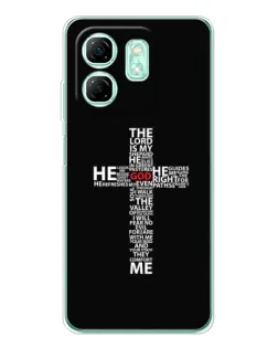 Чехол для Infinix Smart 10 HD с картинкой «Текстовый крест»