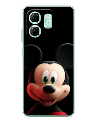 Чехол для Infinix Smart 10 HD с картинкой «Улыбающийся Микки Маус»