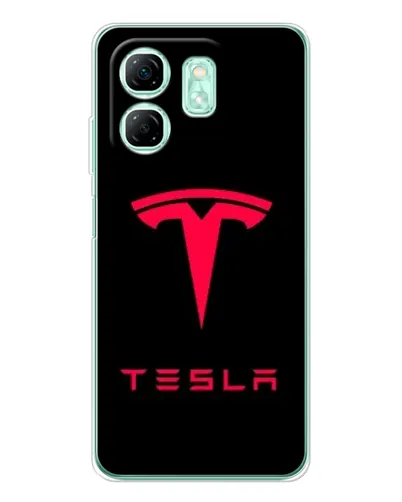 Чехол для Infinix Smart 10 HD с картинкой «Tesla Red Logo» Чехол для Infinix Smart 10 HD с картинкой «Tesla Red Logo»
