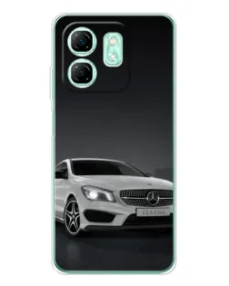 Чехол для Infinix Smart 10 HD с картинкой «Mercedes AMG GT Silver»