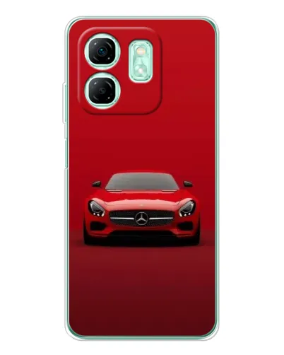 Чехол для Infinix Smart 10 HD с картинкой «Красный Mercedes AMG»