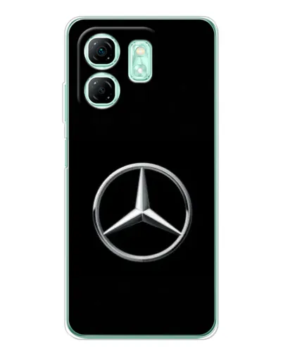 Чехол для Infinix Smart 10 HD с картинкой «Mercedes классический лого»