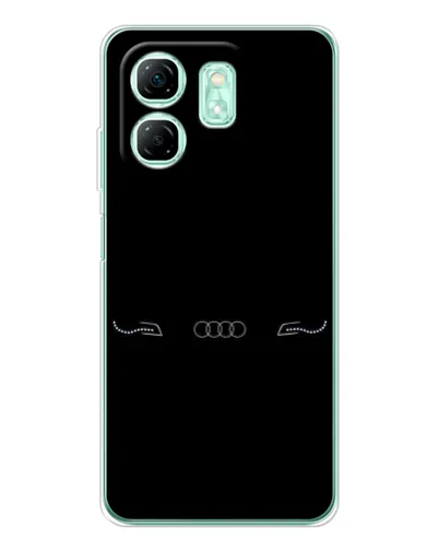 Чехол для Infinix Smart 10 HD с картинкой «Audi — световой подпись»