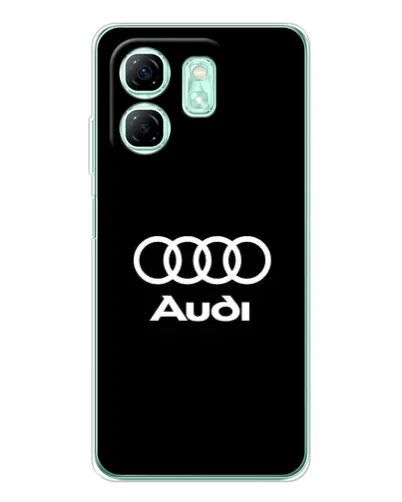 Чехол для Infinix Smart 10 HD с картинкой «Классическое лого Audi»