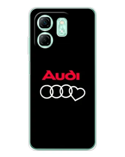 Чехол для Infinix Smart 10 HD с картинкой «Логотип Audi Heart»