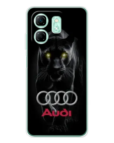 Чехол для Infinix Smart 10 HD с картинкой «Пантера и Audi»