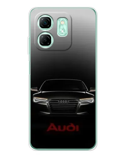 Чехол для Infinix Smart 10 HD с картинкой «Audi — градиентный контур»
