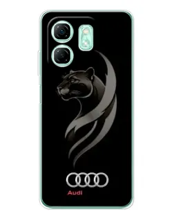 Чохол для Infinix Smart 10 HD з картинкою «Графіка — пантера та Audi» Чохол для Infinix Smart 10 HD з картинкою «Графіка — пантера та Audi»