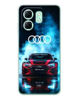 Чохол для Infinix Smart 10 HD з картинкою «Audi Sport — неон» Чохол для Infinix Smart 10 HD з картинкою «Audi Sport — неон»