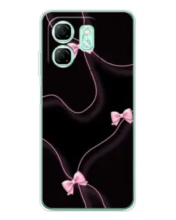 Чехол для Infinix Smart 10 HD с картинкой «Розовые ленты»
