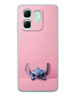 Чехол для Infinix Smart 10 HD с картинкой «Stitch выглядывает»