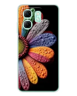 Чехол для Infinix Smart 10 HD с картинкой «Радужный цветок»