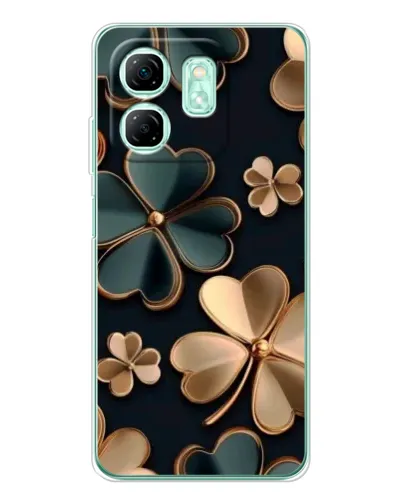 Чехол для Infinix Smart 10 HD с картинкой «Клевер в золоте» Чехол для Infinix Smart 10 HD с картинкой «Клевер в золоте»