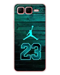 Чехол для Infinix Smart 10 Plus с картинкой «Jordan Cyan 23» Чехол для Infinix Smart 10 Plus с картинкой «Jordan Cyan 23»