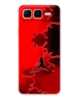Чехол для Infinix Smart 10 Plus с картинкой «Jordan Red Smoke» Чехол для Infinix Smart 10 Plus с картинкой «Jordan Red Smoke»