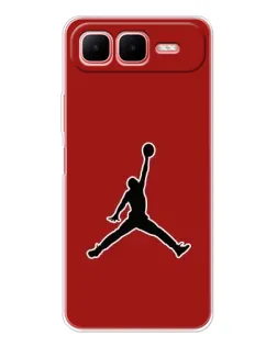 Чехол для Infinix Smart 10 Plus с картинкой «Jordan Red Back» Чехол для Infinix Smart 10 Plus с картинкой «Jordan Red Back»