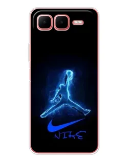 Чехол для Infinix Smart 10 Plus с картинкой «Jordan Neon Blue» Чехол для Infinix Smart 10 Plus с картинкой «Jordan Neon Blue»