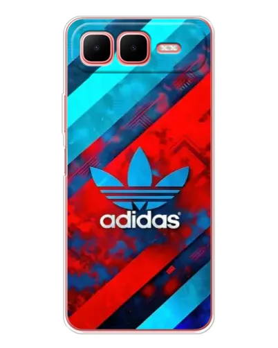Чехол для Infinix Smart 10 Plus с картинкой «Абстракция Adidas»