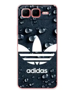 Чехол для Infinix Smart 10 Plus с картинкой «Adidas Trefoil Blue»