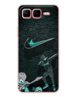 Чехол для Infinix Smart 10 Plus с картинкой «Спортивный арт Nike»