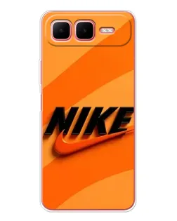 Чехол для Infinix Smart 10 Plus с картинкой «Оранжевый драйв Nike»