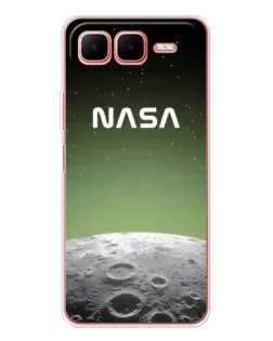 Чехол для Infinix Smart 10 Plus с картинкой «NASA — лунный градиент» Чехол для Infinix Smart 10 Plus с картинкой «NASA — лунный градиент»