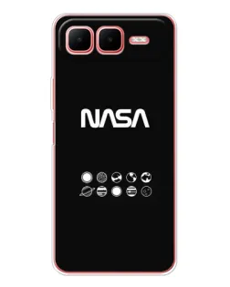 Чехол для Infinix Smart 10 Plus с картинкой «NASA — технический принт» Чехол для Infinix Smart 10 Plus с картинкой «NASA — технический принт»