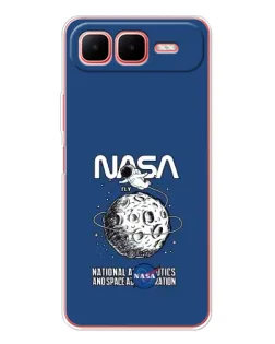 Чехол для Infinix Smart 10 Plus с картинкой «NASA — лунная миссия» Чехол для Infinix Smart 10 Plus с картинкой «NASA — лунная миссия»