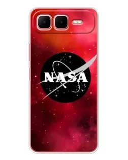 Чехол для Infinix Smart 10 Plus с картинкой «NASA — красная туманность» Чехол для Infinix Smart 10 Plus с картинкой «NASA — красная туманность»