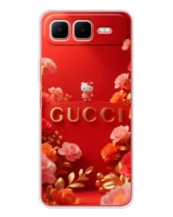 Чехол для Infinix Smart 10 Plus с картинкой «Gucci — золотой сад»