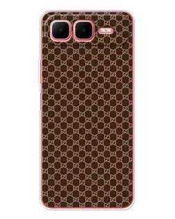 Чехол для Infinix Smart 10 Plus с картинкой «Gucci — шоколадная сетка»
