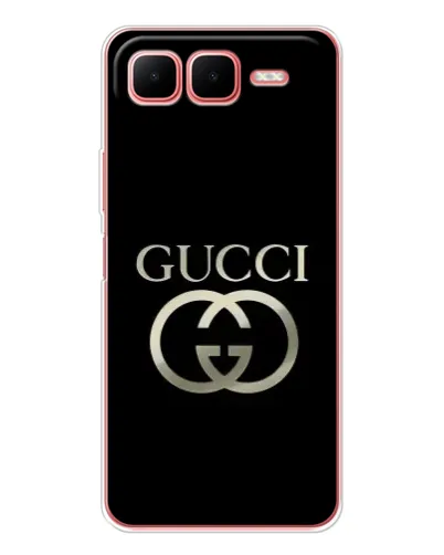 Чехол для Infinix Smart 10 Plus с картинкой «Gucci — золото на черном» Чехол для Infinix Smart 10 Plus с картинкой «Gucci — золото на черном»
