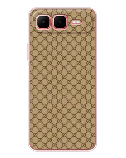 Чехол для Infinix Smart 10 Plus с картинкой «Gucci — классический беж»