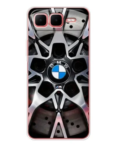 Чехол для Infinix Smart 10 Plus с картинкой «BMW — деталь диска» Чехол для Infinix Smart 10 Plus с картинкой «BMW — деталь диска»