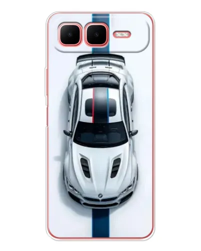 Чехол для Infinix Smart 10 Plus с картинкой «Вид сверху — BMW M» Чехол для Infinix Smart 10 Plus с картинкой «Вид сверху — BMW M»