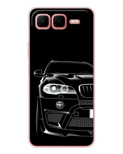 Чехол для Infinix Smart 10 Plus с картинкой «Темный силуэт BMW» Чехол для Infinix Smart 10 Plus с картинкой «Темный силуэт BMW»