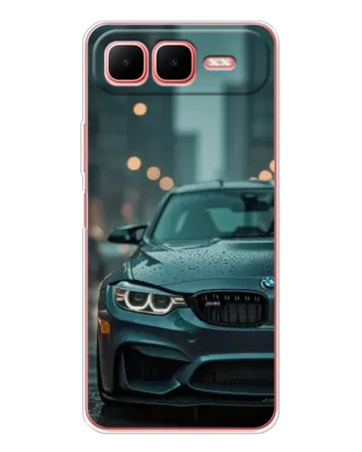 Чехол для Infinix Smart 10 Plus с картинкой «BMW в огнях города» Чехол для Infinix Smart 10 Plus с картинкой «BMW в огнях города»