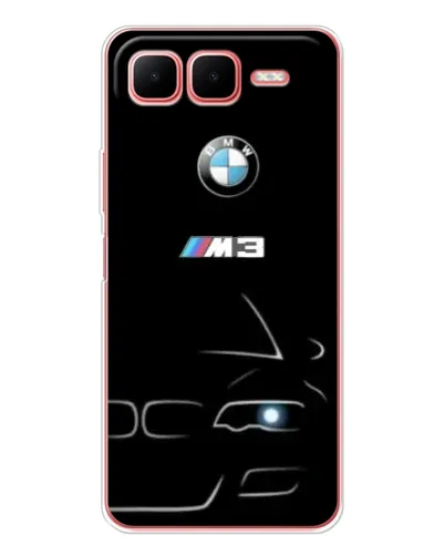 Чехол для Infinix Smart 10 Plus с картинкой «Минималистичный принт BMW M3» Чехол для Infinix Smart 10 Plus с картинкой «Минималистичный принт BMW M3»