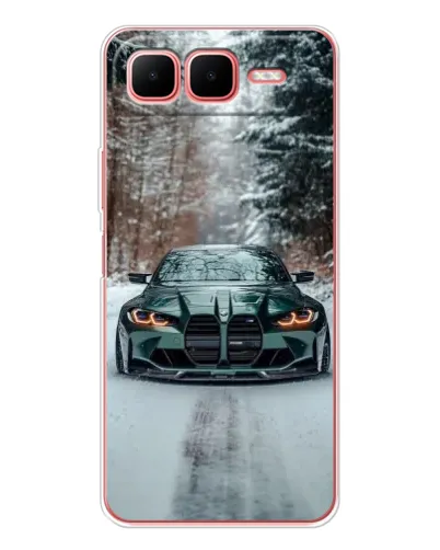 Чехол для Infinix Smart 10 Plus с картинкой «BMW в зимнем лесу» Чехол для Infinix Smart 10 Plus с картинкой «BMW в зимнем лесу»