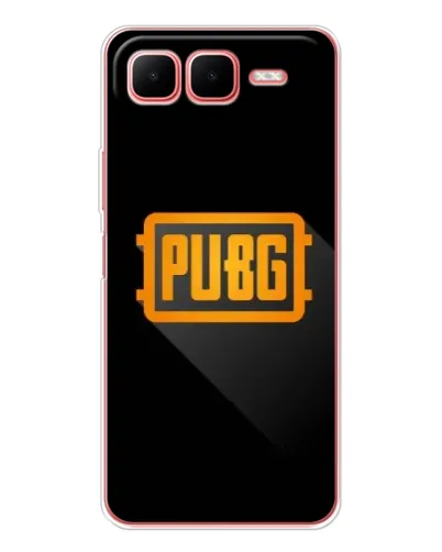 Чехол для Infinix Smart 10 Plus с картинкой «PUBG — рамка лого» Чехол для Infinix Smart 10 Plus с картинкой «PUBG — рамка лого»