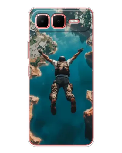 Чехол для Infinix Smart 10 Plus с картинкой «PUBG — свободное падение» Чехол для Infinix Smart 10 Plus с картинкой «PUBG — свободное падение»