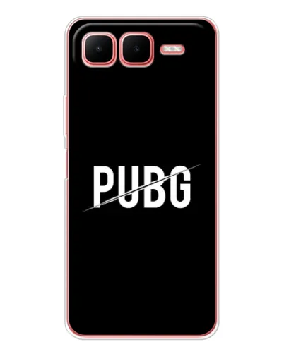 Чехол для Infinix Smart 10 Plus с картинкой «PUBG — белый логотип» Чехол для Infinix Smart 10 Plus с картинкой «PUBG — белый логотип»